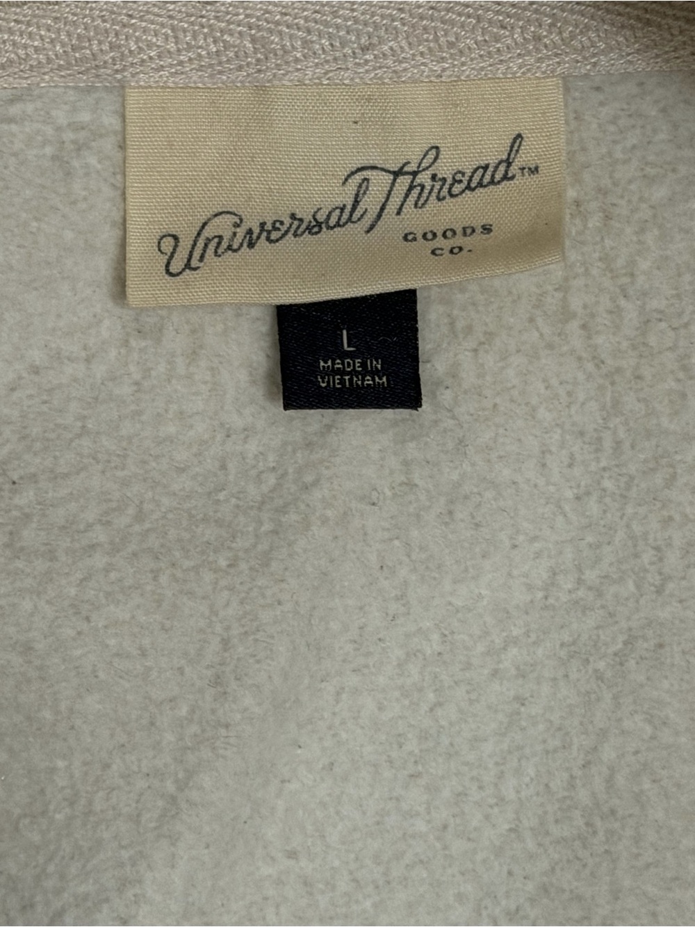 Universal Threads Goods Co. | Quarter Zipped Pullover Sweater | Women’s Large - Picture 3 of 3
